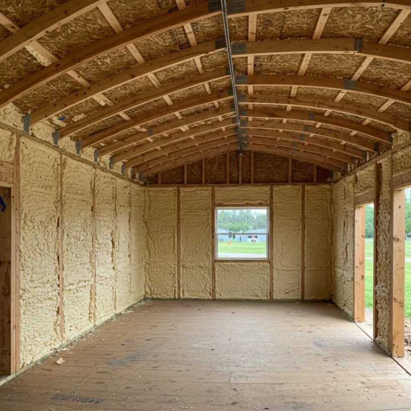 Open-cell foam insulation