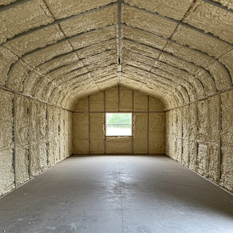 Open-cell foam insulation