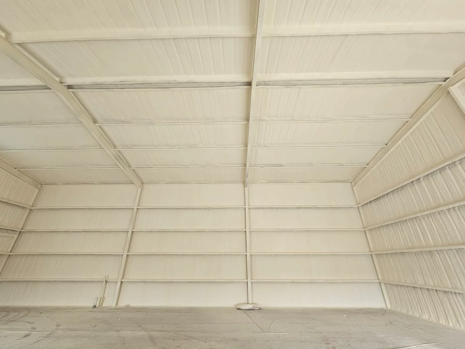 Closed-cell spray foam foundation protection